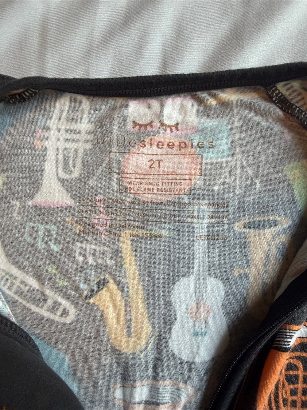 Little Sleepies Musical Instruments Zippie - Picture 4 of 4
